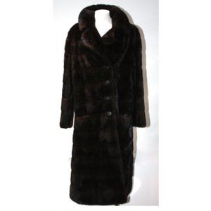 BERGDORF GOODMAN FULL LENGTH MINK COAT SIZE MEDIUM